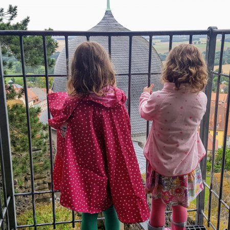 Blick vom Balkon