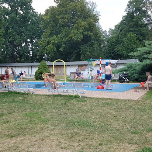 Wasserspielplatz für die Kinder